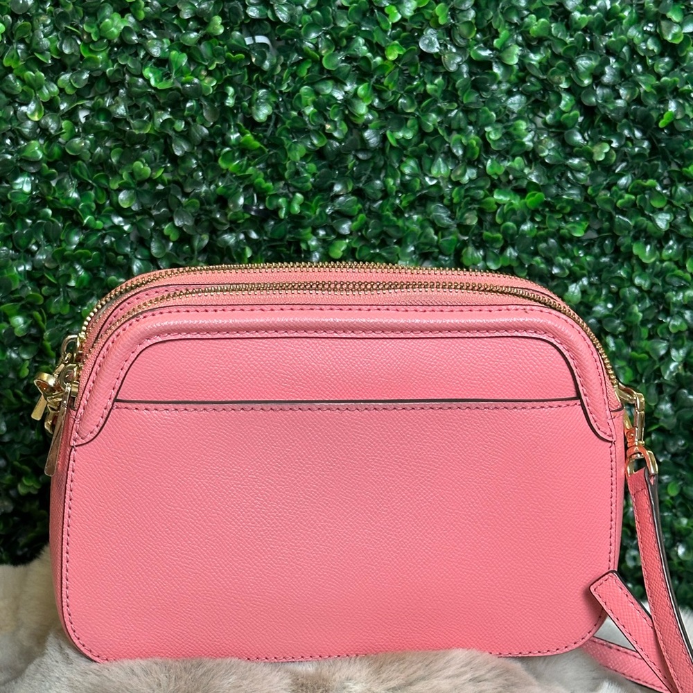 MICHAEL Michael Kors Leather Double Zip Crossbody Bag - Picture 2 of 9